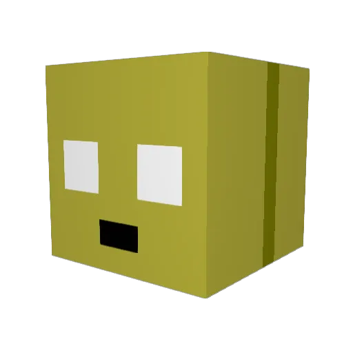 DarKSMiile Minecraft avatar head, 3D render