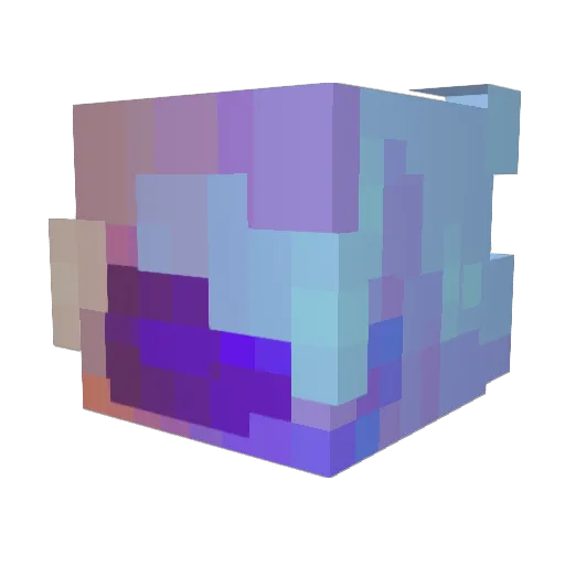 DarKiIIer Minecraft avatar head, 3D render