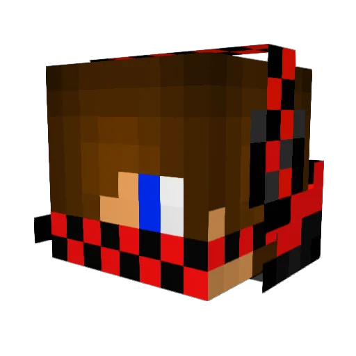 DarKins85 Minecraft avatar head, 3D render