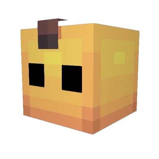 DarKosmic Minecraft avatar head, 3D render