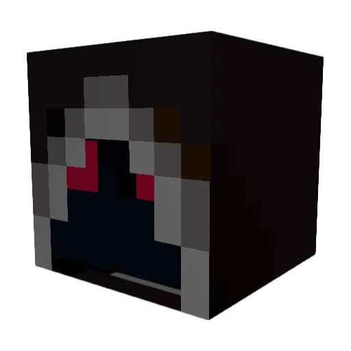 DarTrue Minecraft avatar head, 3D render
