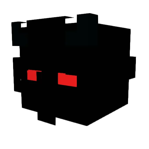 Darael19 Minecraft avatar head, 3D render