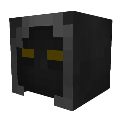 Darakain Minecraft avatar head, 3D render
