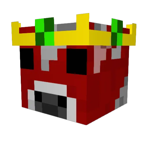 Daran4 Minecraft avatar head, 3D render