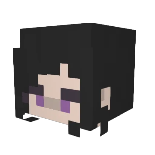 Daranthius Minecraft avatar head, 3D render