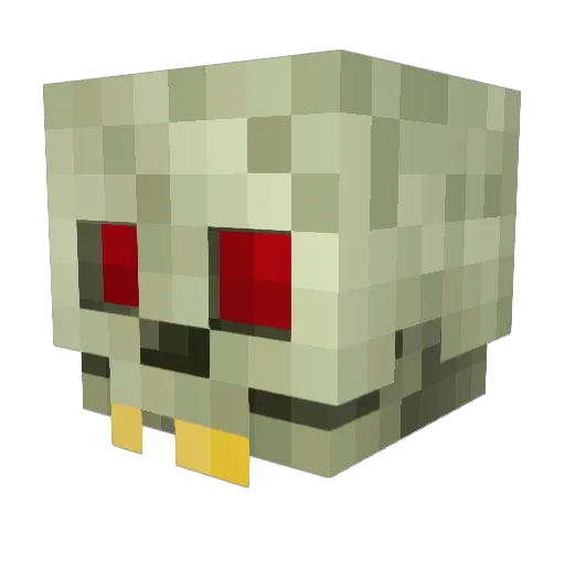 DaranyZ Minecraft avatar head, 3D render