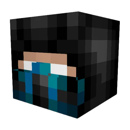 Darbs92 Minecraft avatar head, 3D render