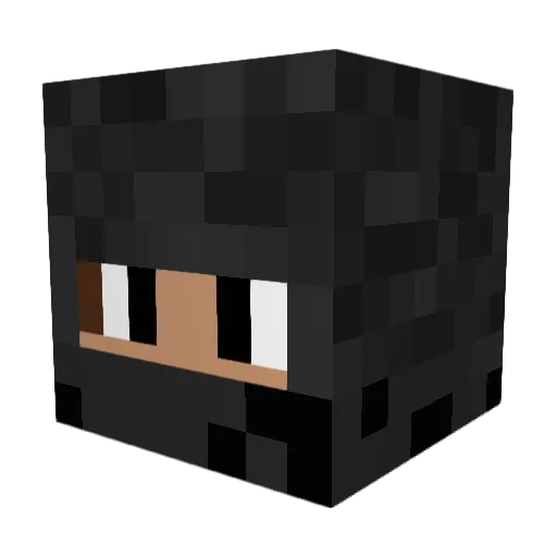 DarcTecLabs Minecraft avatar head, 3D render