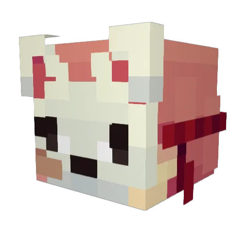 DarcsarL Minecraft avatar head, 3D render