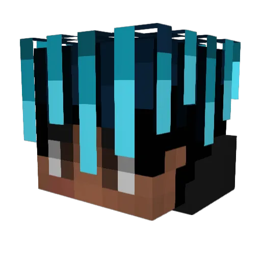 Dardale Minecraft avatar head, 3D render