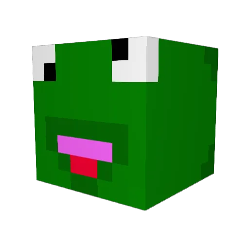 Dardowns Minecraft avatar head, 3D render