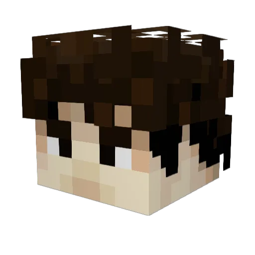 Dardox_ Minecraft avatar head, 3D render