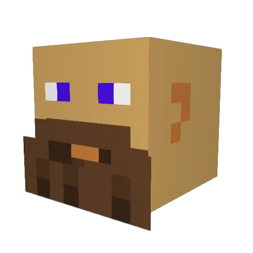 DareDevil78 Minecraft avatar head, 3D render