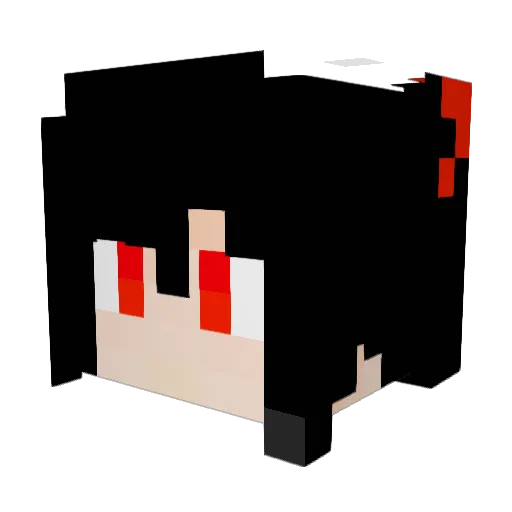 DareVoice Minecraft avatar head, 3D render