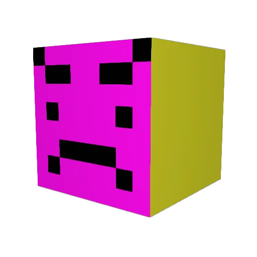 DarealBlockboy Minecraft avatar head, 3D render