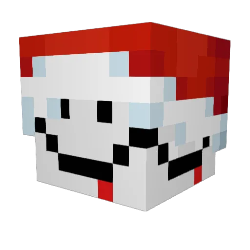 Daredeevil_Gamer Minecraft avatar head, 3D render