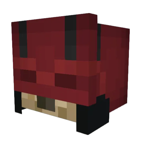 Daredevil616 Minecraft avatar head, 3D render