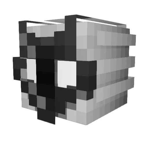 DaredevilTKO Minecraft avatar head, 3D render