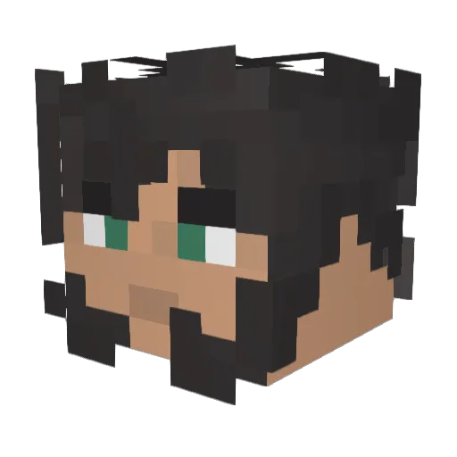 Daren_Venlar Minecraft avatar head, 3D render