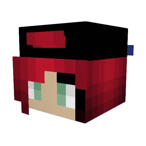 Darena_Wrath Minecraft avatar head, 3D render