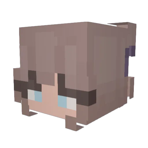 Darenath16 Minecraft avatar head, 3D render