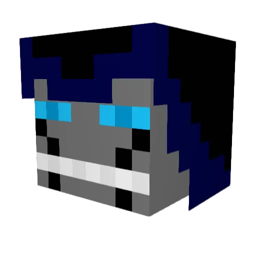 Darenator123 Minecraft avatar head, 3D render