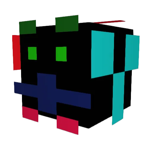 Daresky Minecraft avatar head, 3D render
