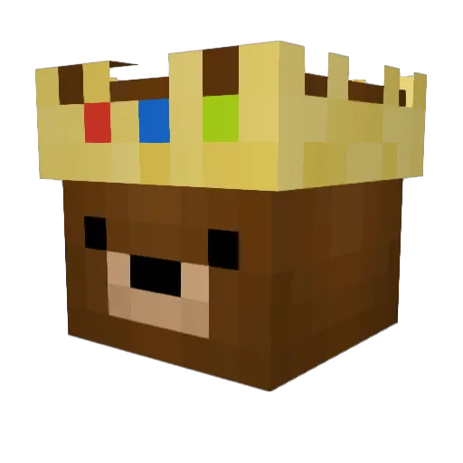 Darexad Minecraft avatar head, 3D render