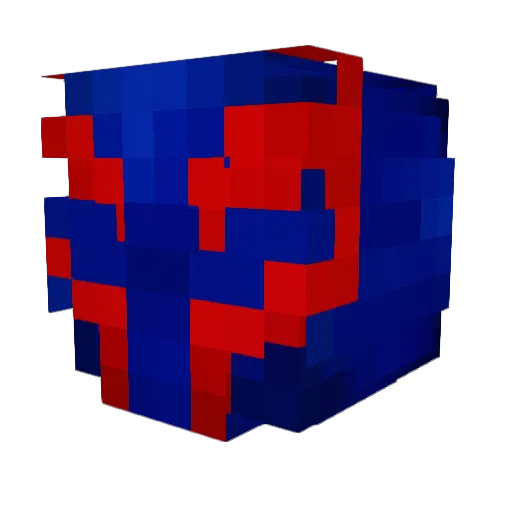 Darg04 Minecraft avatar head, 3D render
