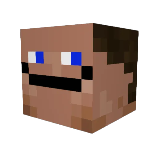 Dargons5394 Minecraft avatar head, 3D render