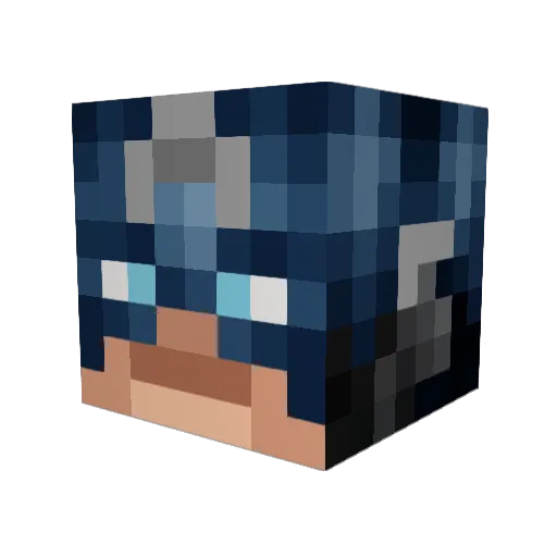 DariAlts12 Minecraft avatar head, 3D render
