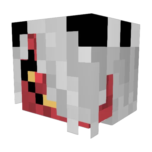 DariBoiX3 Minecraft avatar head, 3D render