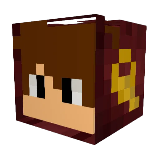 Dariam328 Minecraft avatar head, 3D render