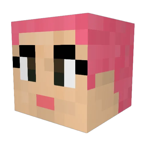 Dariian02 Minecraft avatar head, 3D render