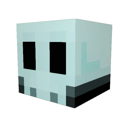Darikof Minecraft avatar head, 3D render