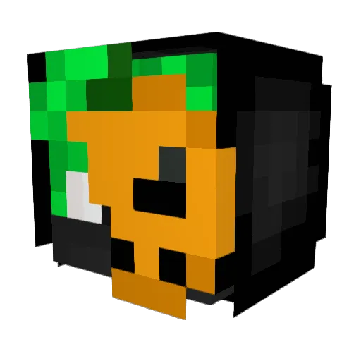 Dario1711 Minecraft avatar head, 3D render