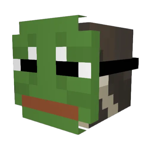DariuS_MC Minecraft avatar head, 3D render