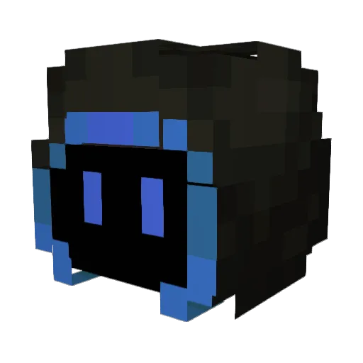 Darius149 Minecraft avatar head, 3D render