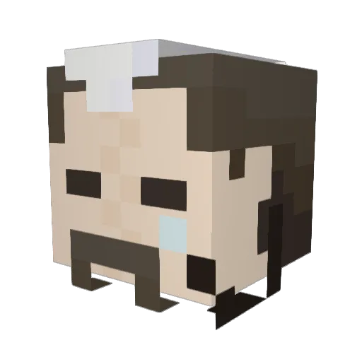 Darius_Mementia Minecraft avatar head, 3D render
