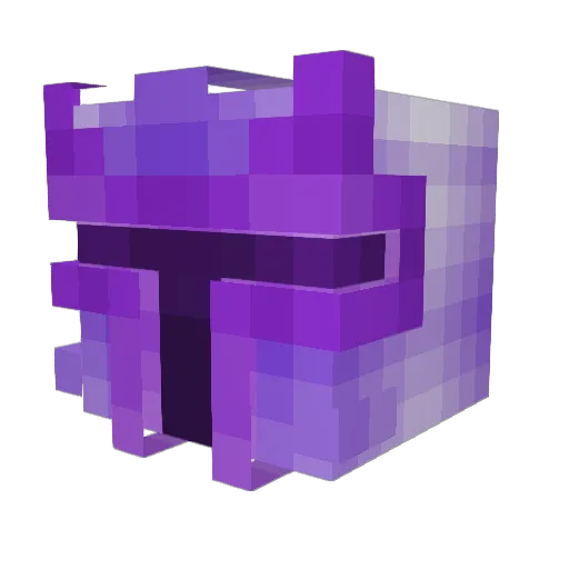 DarkAlexx Minecraft avatar head, 3D render