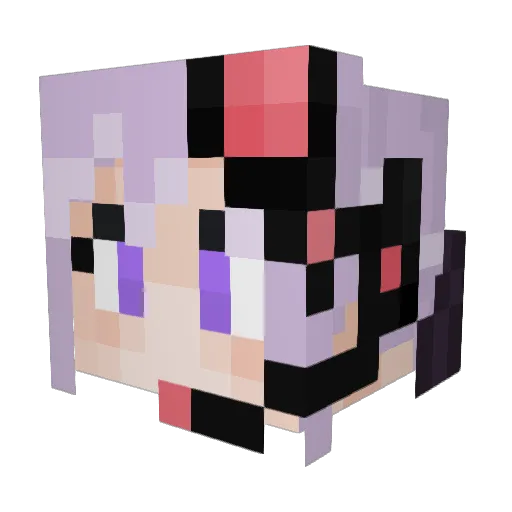 DarkAngel2203 Minecraft avatar head, 3D render