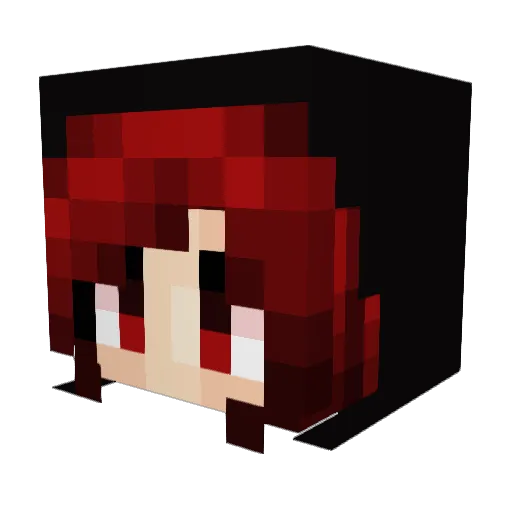 DarkAngel6776 Minecraft avatar head, 3D render