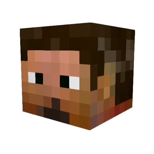 DarkAngel80260 Minecraft avatar head, 3D render