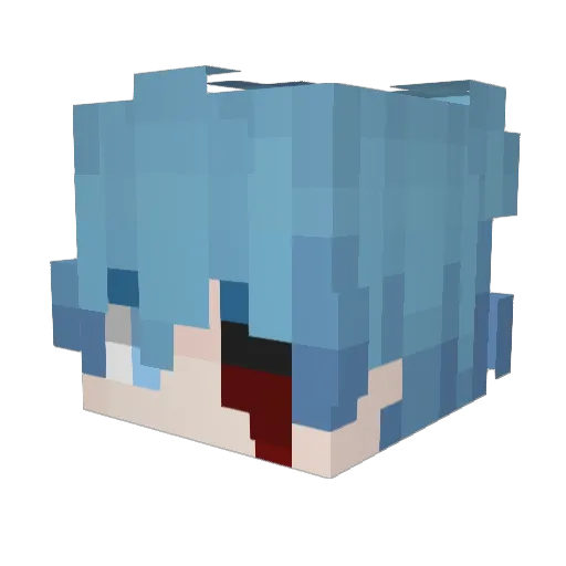 DarkAngelSnuff Minecraft avatar head, 3D render