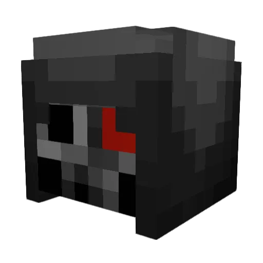 DarkBlade919 Minecraft avatar head, 3D render