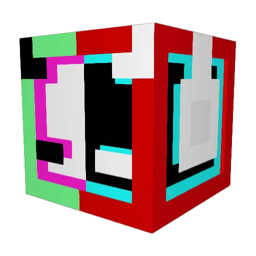 DarkBladeclh Minecraft avatar head, 3D render
