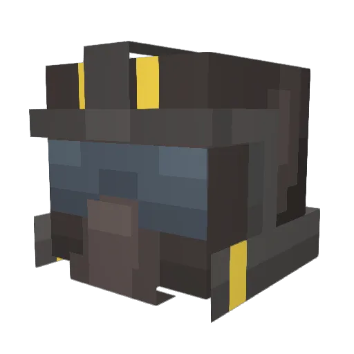 DarkBum007 Minecraft avatar head, 3D render
