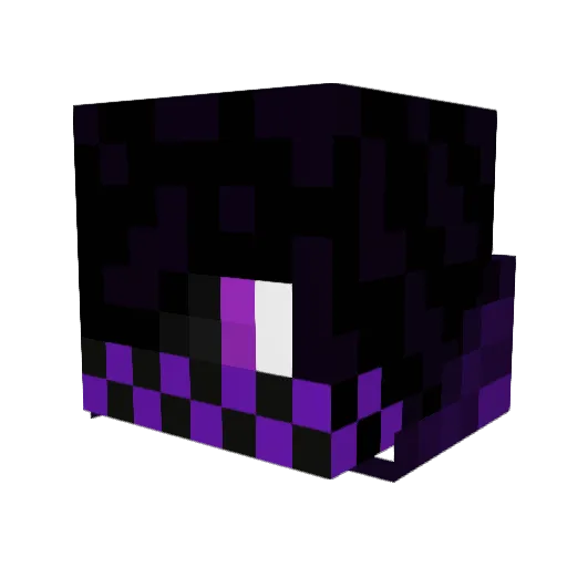DarkBunnies Minecraft avatar head, 3D render