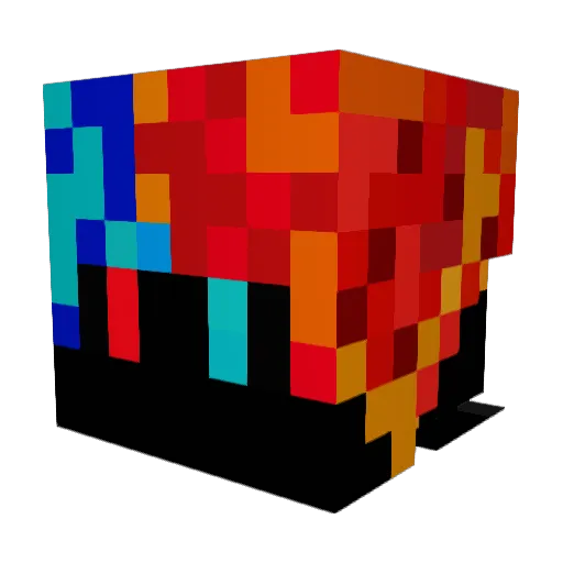 DarkBurner79 Minecraft avatar head, 3D render