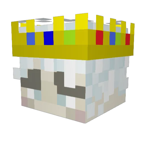 DarkChaos0101 Minecraft avatar head, 3D render